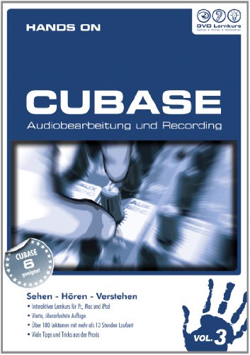 Hands On Cubase Vol. 3 - Audio und Recording (PC+MAC-DVD)