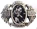Mens "Elvis Presley" Tribute Picture Metal Belt Buckle