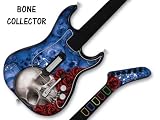 Protective skin fits the Wireless Kramer Guitar for the PS2, Guitar Hero 3 - BONECOLLECTOR BLUE