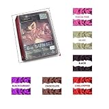 Luxury Satin Duvet/Quilt Cover, Fitted Sheet and Pillowcase Bedding Set