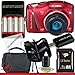 Canon PowerShot SX150 IS Digital Camera (Red) 8GB Package 1