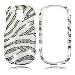Talon Full Diamond Bling Phone Shell for Samsung T589 Gravity Smart - Zebra - Black/White - T-Mobile