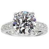  : Round Cut CZ Engagement Ring size 5 Emitations