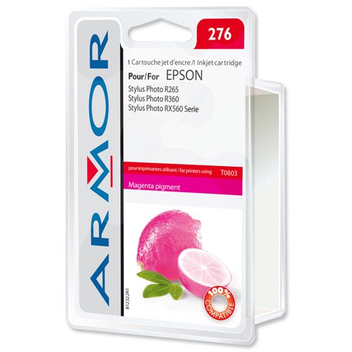 Armor Tinte kompatibel zu Epson TO80340/B12322R1 magenta T080340 Inh.5,5 ml Preisvergleich