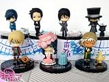 Black Kuroshitsuji II Alois Trancy Agni Sebastian figures 7 PCsIMAGE