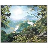Yellow Crown Cockatoo - Bali Art - CraftNetwork - New
