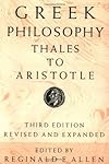 Greek Philosophy: Thales to Aristotle (Readings in the History of Philosophy)