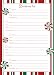 CR Gibson Christmas Gift Giving Planner, Christmas Candy - 75 Sheet Pad
