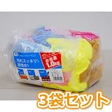 「山善(YAMAZEN) 【訳あり】マイクロファイバーウエス タオル 雑巾 YMW-1KGYMW-1KG*3 柄込み1kg×3袋セット(合計60-90枚入り)」の画像
