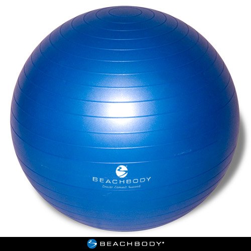 Balance Ball, Burst-Resistant - with Foot Pump and Training Guide