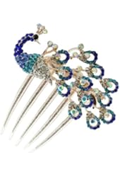 TOOGOO(R) Lovely Vintage Jewelry Crystal Peacock Hair Clips for hair clip Beauty Tools