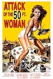 Spooky Scenes Movie Poster Attack Of The 50Ft Woman 24" X 36"IMAGE