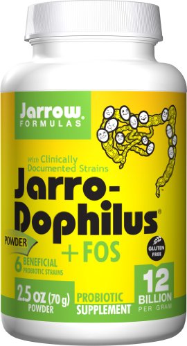 Jarrow Formulas Jarro-dophilus and FOS Powder, Supports Immune and Intestinal Health, 12 Billion Cells Per Gram, 2.5 Ounce Jarrow Formulas Jarro-dophilus and FOS Powder, Supports Immune and Intestinal Health, 12 Billion Cells Per Gram, 2.5 Ounce