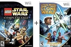 Star Wars Clone Wars: Lightsaber Duels + Lego Star Wars Complete Saga