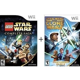 Star Wars Clone Wars: Lightsaber Duels + Lego Star Wars Complete Saga