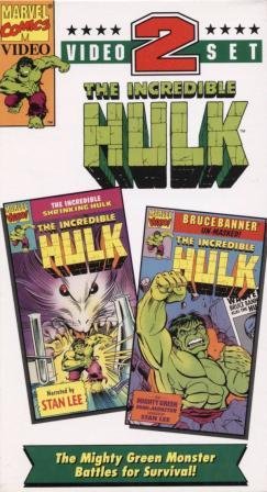  The Incredible Hulk 2 Video Set: Bruce Banner Unmasked! / The Incredible Shrinking Hulk! (Marvel Comics Video)