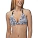 Mossimo® Black Women's Banded Halter Swim Bikini Top - Black & White