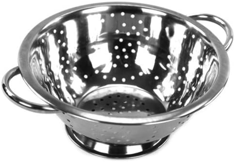 Stainless Steel Colander with Pipe Handles (3 Quarts)