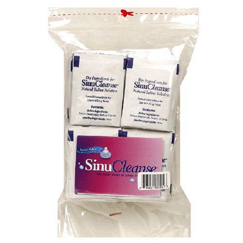 SinuCleanse Natural Saline Solution, 100 pack
