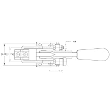 DE-STA-CO 341-R Pull Action Clamp with Threaded U-Bolt
