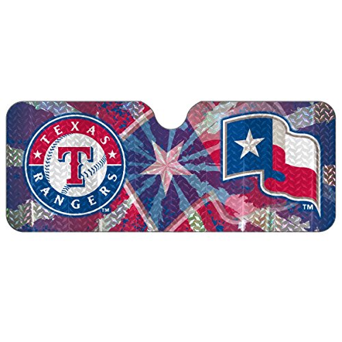 MLB Texas Rangers Auto Sun Shade