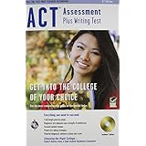 act assessment plus writing test wcd rom 6th ed sat psat act college admission prep