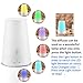 {New Version Travel-size 4 Timer Modes} 100Ml Ultrasonic Diffuser Essential Oil Diffuser with Color Changing Led Lamps Aroma Humidifier with Waterless Auto Shut-off Function for Home Office Spa