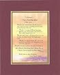 Personalized Touching and Heartfelt Poem for other Occasions - I Know Something Good About You Poem on 11 x 14 inches Double Beveled Matting