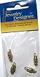 Brass Barrel Clasp, Gold