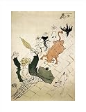 La Vache Enragee by Henri de Toulouse-Lautrec poster print,15.5 in. x 20 in.