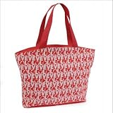 Morgan Designer Big Love Shopper Bag - Red & White - RRP £19.95