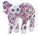 Color Zoo Ellis the Elephant Stuffed Animal in Pink Dreams
