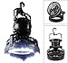 LayOPO Portable LED Camping Lantern Outdoor Camping Combo LED Tent Lantern with Ceiling Fan for Backpacking, Hiking, Fishing, Outdoor Lighting Bug Out Bag Camping Equipment
