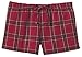 Ladies Soft & Cozy Plaid Flannel Pajama Boxer Shorts Juniors Sizes: XS-4XL