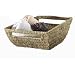 Tag Seagrass Basket, Large Coupe Basket