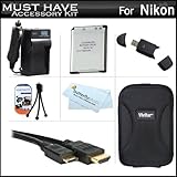 Must Have Accessory Kit For Nikon COOLPIX S100 16 MP CMOS Digital Camera In ....