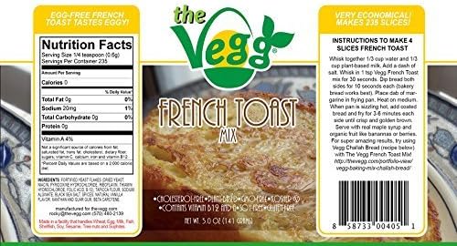 The Vegg - Vegan French Toast Mix - 5.0 Oz (2 PACK) (2)