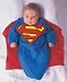 Superman Deluxe Bunting Infant Halloween Costume