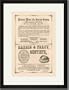 Black Framed/Matted Print 17x23, Mechanics Mutual Fire Insurance Co.
