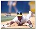 Rickey Henderson Oakland Athletics - Sliding - Autographed 8x10 Photograph