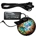 Hqrp Laptop Charger For Compaq Presario 1800-xl1 / 1800-xl180 / 1800-xl181 / 1800-xl182 / 1800-xl183 / 1800-xl185 / 1800-xl186 / 1800-xl190 / 1800ea / 1800fr / 1800la / 1800t / 1800t-800 / 1800t-850 / 1800us / 1800xl / 1800xl190 / 800xl280 / 1800xl380 / 1800x Notebook Replacement 60w Ac Adapter + High Quality Power Cable + Hqrp Mousepad