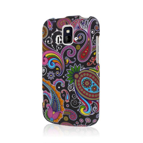 Radiant Z740 / Sonata 4G Case, MPERO SNAPZ Series Rubberized Case for ZTE Radiant Z740 / Sonata 4G - Black Paisley