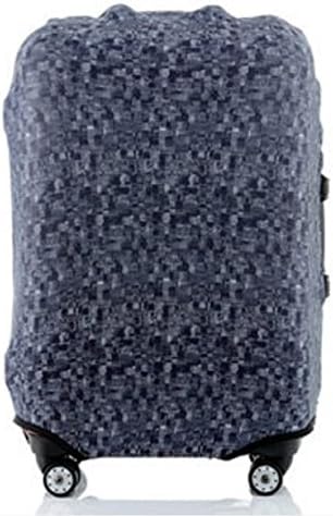 THATISGREAT Advanced Superior Elastic Travel Luggage Carrier Dust Protector Draw-bar Case Protector Bag (Navy Blue S)