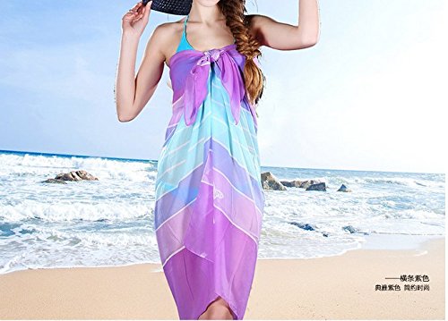 Women Sexy Chiffon Swimsuit Bikini Cover Up Summer Dress Beach Scarf Shawl Wrap Sarong
