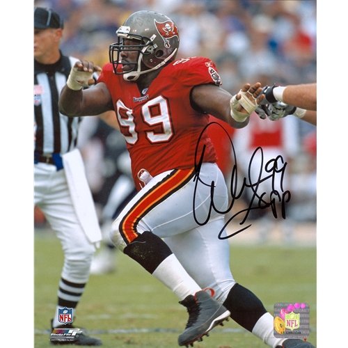 Warren Sapp Autographed Tampa Bay Buccaneers 8x10 Photo