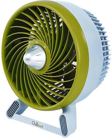 8" Powerful and Quiet Comfortable Speeds Personal Fan, Green