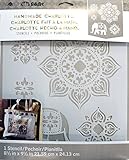 FolkArt Plaid 30950 Laser Cut Painting Stencils, 8-1/2 by 9 1/2-Inch, Tangier