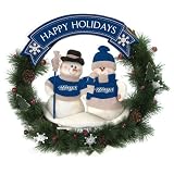 Toronto Blue Jays Team Snowman Christmas Wreath
