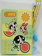 New the Powerpuff Personalized Yellow Diary + Pencils