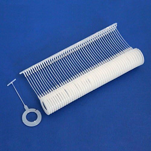 Metronic 1.5 Inch Clear Regular Ring Tag Pins Tagging Gun Fasteners, 5000 Pcs